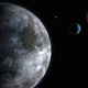 2007 artist’s impression of the planetary system around the red dwarf Gliese 581, which shows what astronomers believed at that time was the most earth like planet found outside our solar system to date.